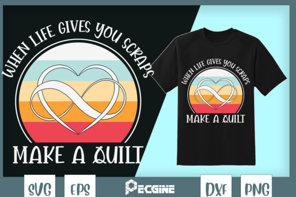 When Life Gives You Scraps: Quilt Graphics for T-Shirt Designs